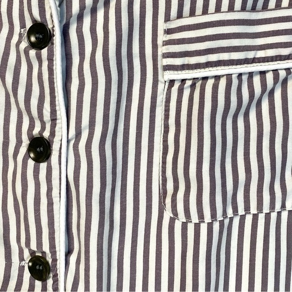 Ettitude CleanBamboo Striped Pajama Set, Top S + Bottom M - Picture 8 of 13